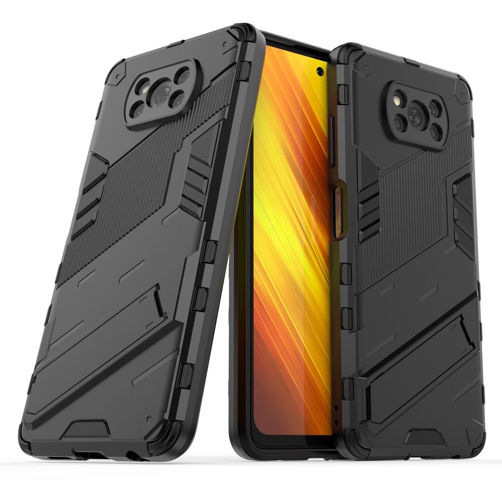 Ốp lưng Poco X3 X4 X2 Pro NFC M3 M5s F3 GT chống sốc có giá đỡ Iron Man PUNK siêu đẹp