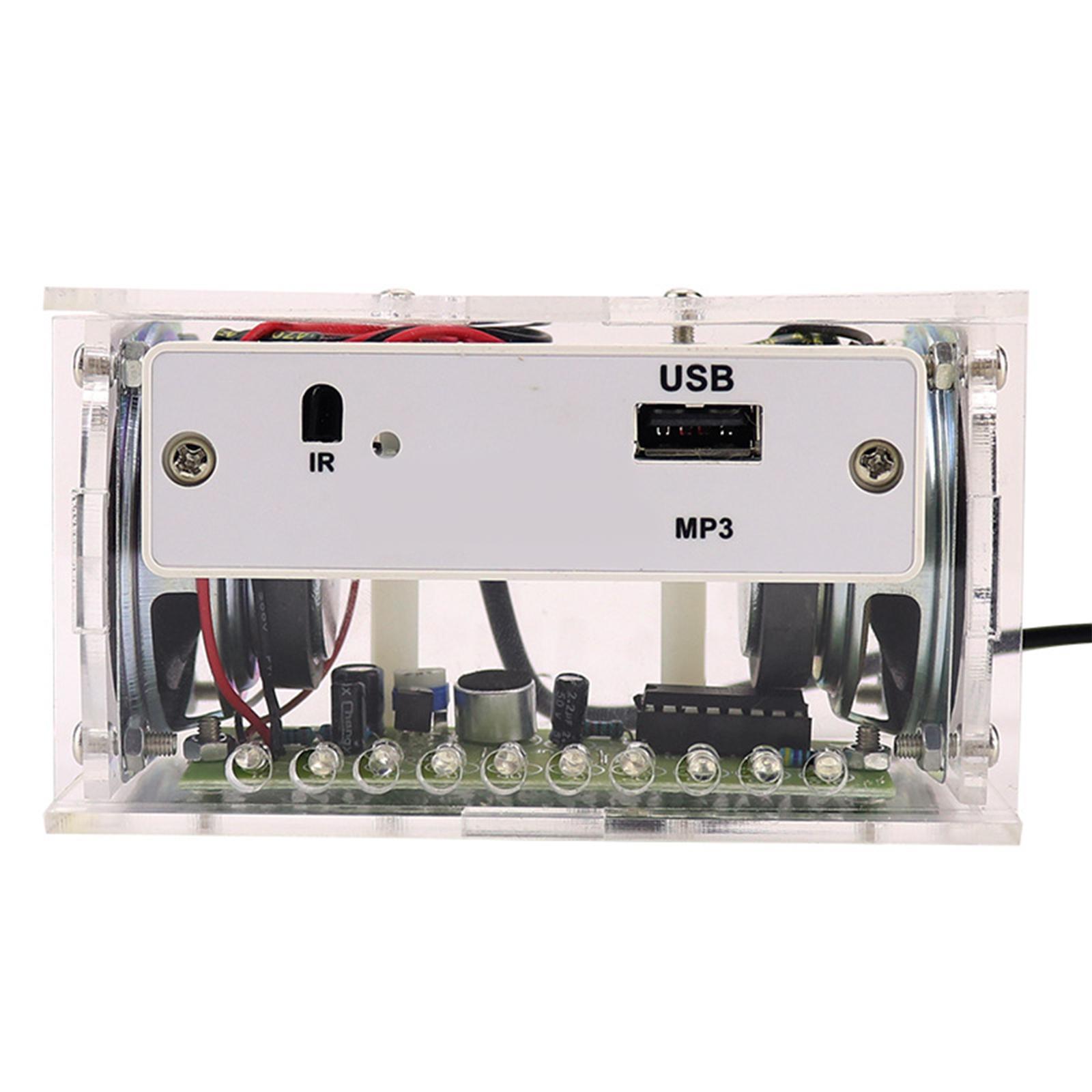 DIY Bluetooth Speaker  with Clear Box Electronic Welding  1.5A-2A
