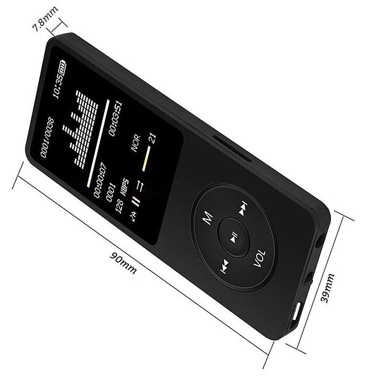 Máy Nghe Nhạc MP3 Ruizu X02 8GB - Hàng Nhập Khẩu