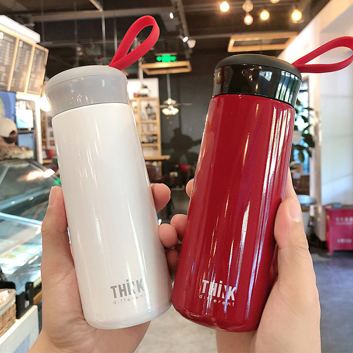 Bình giữ nhiệt nắp quai xách Think Different 370ml