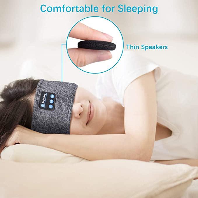 Sleep Headphones Bluetooth Headband-Wireless Sports Headband Headphones with Ultra-Soft Music Headband