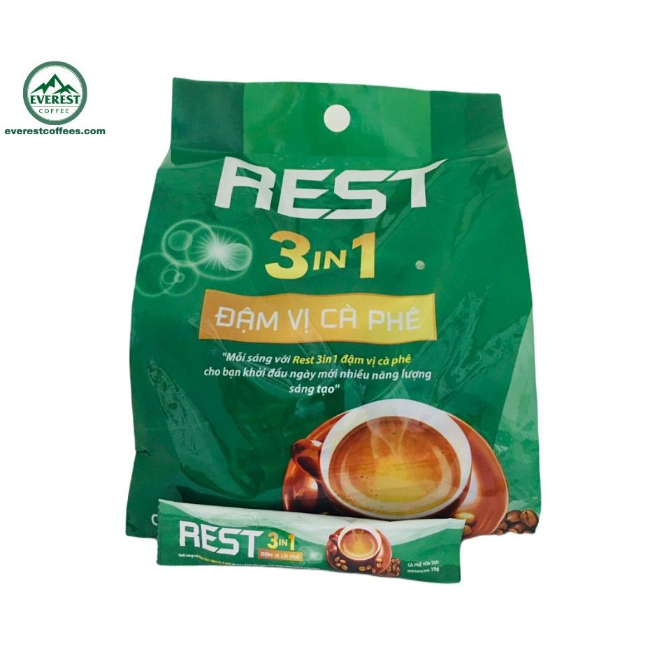 &lt;Đậm Vị&gt; Set 50 Gói. Cà Phê Sữa REST 3iN1 Everest Coffee. KHƠI NGUỒN SÁNG TẠO. Hàng Xuất Khẩu