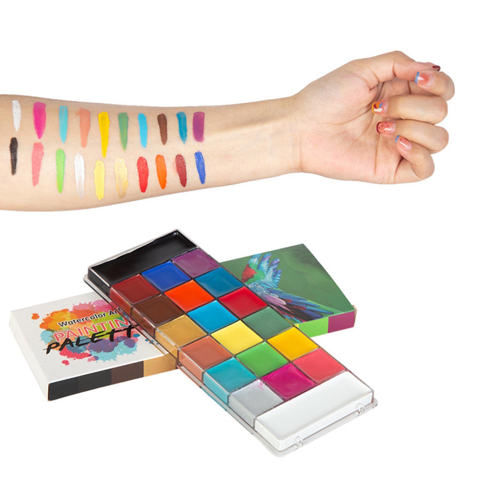 Face Body Paint Painting Palette Face Painting for Halloween Party Christmas
