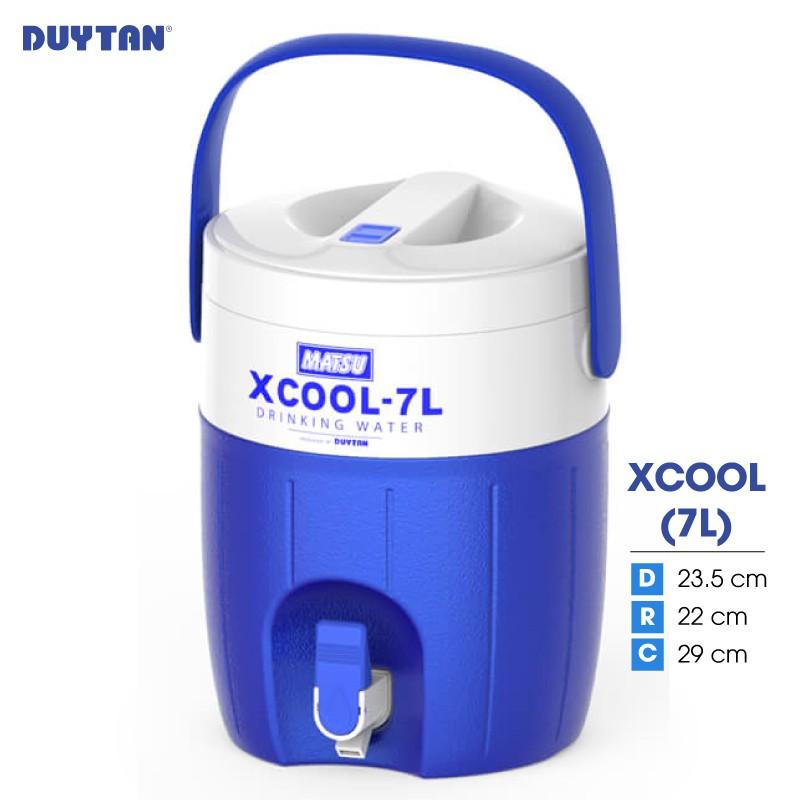 Bình đá giữ nhiệt nhựa DUY TÂN Xcool 7 lít có vòi tiện lợi