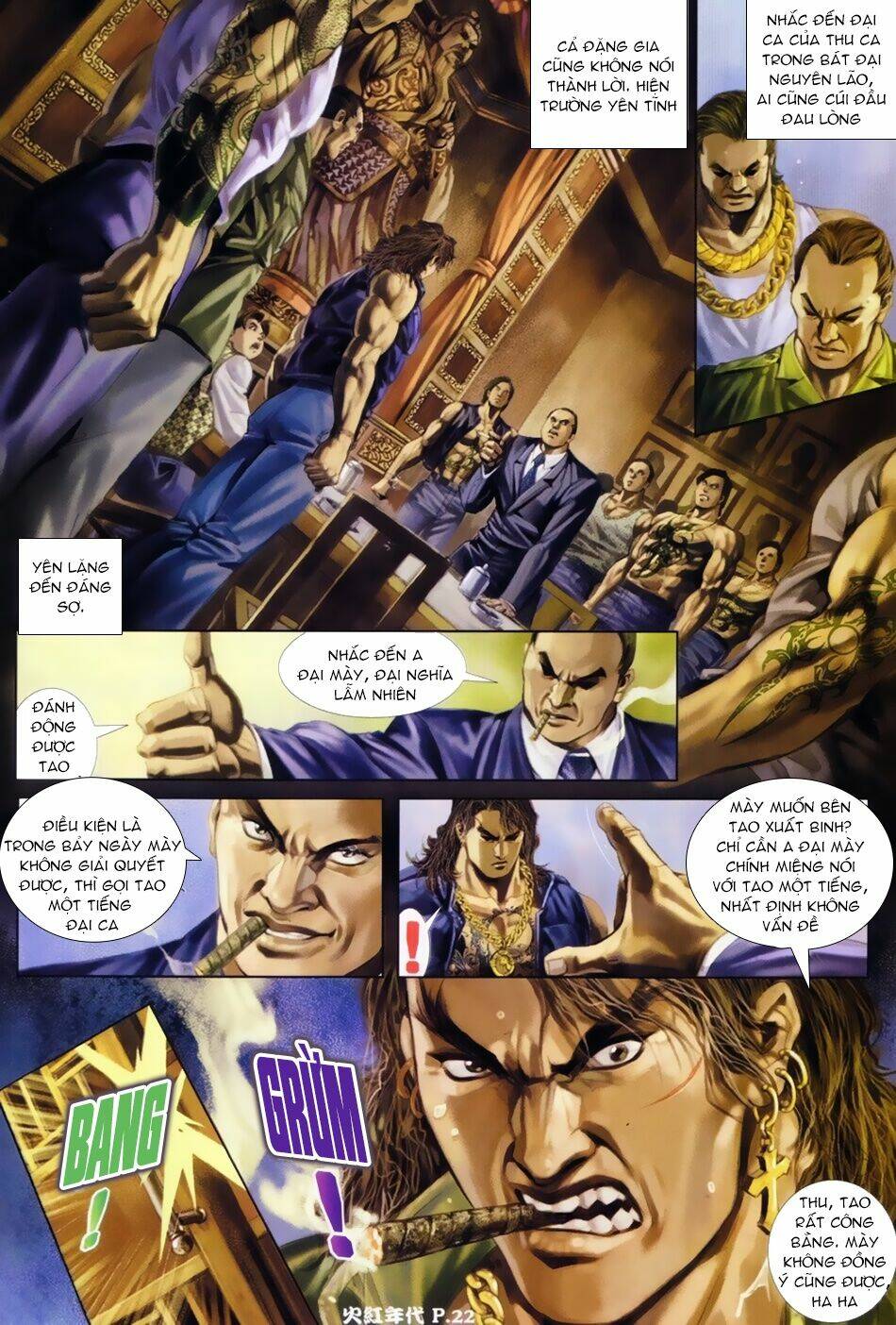 hỏa hồng niên đại hắc cốt đường chapter 22 21