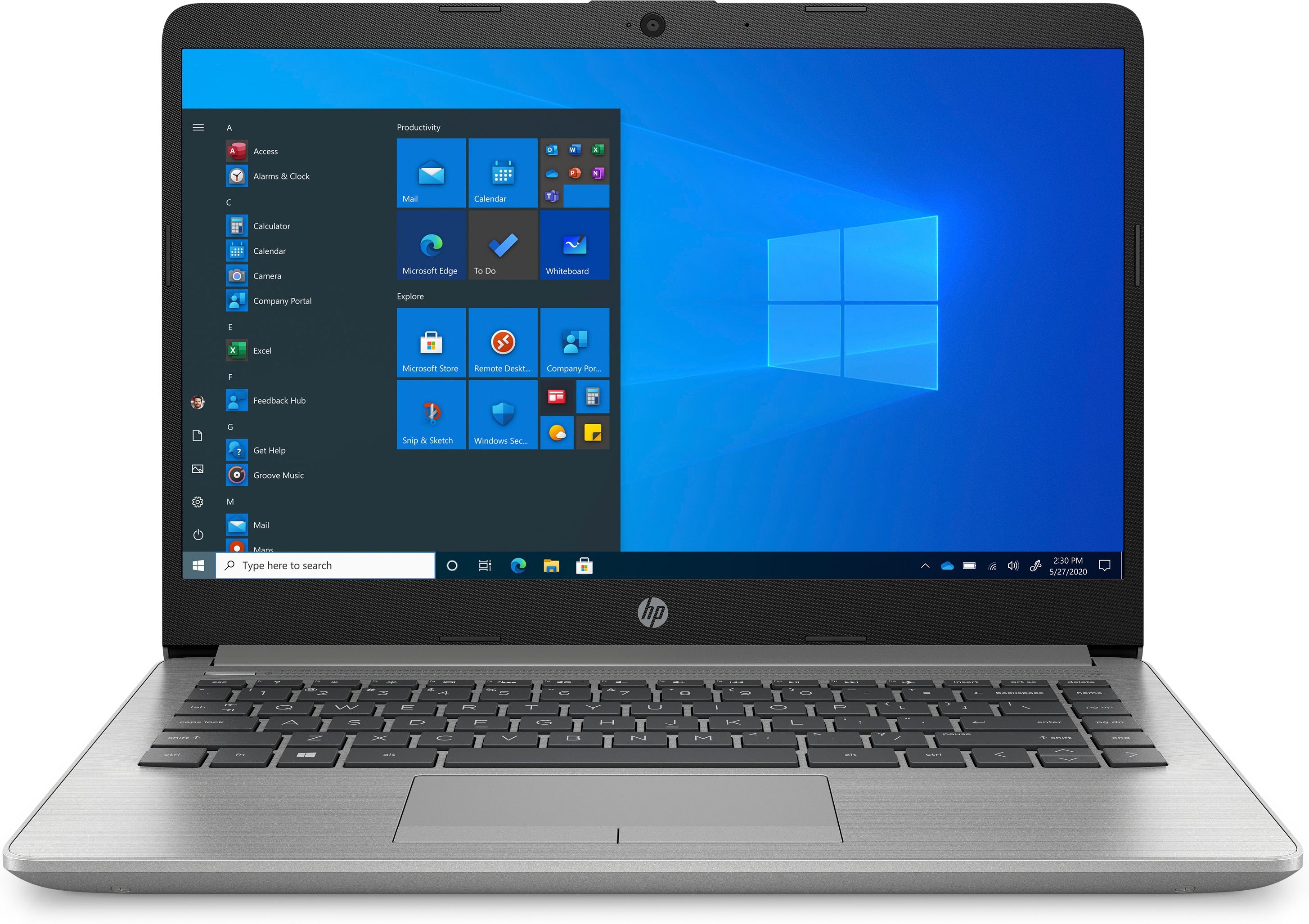 Hình ảnh Laptop HP 240 G8 617M3PA (i3-1005G1/4GB/256GB SSD/14HD/VGA ON/WIN11/Silver) - Hàng Chính Hãng