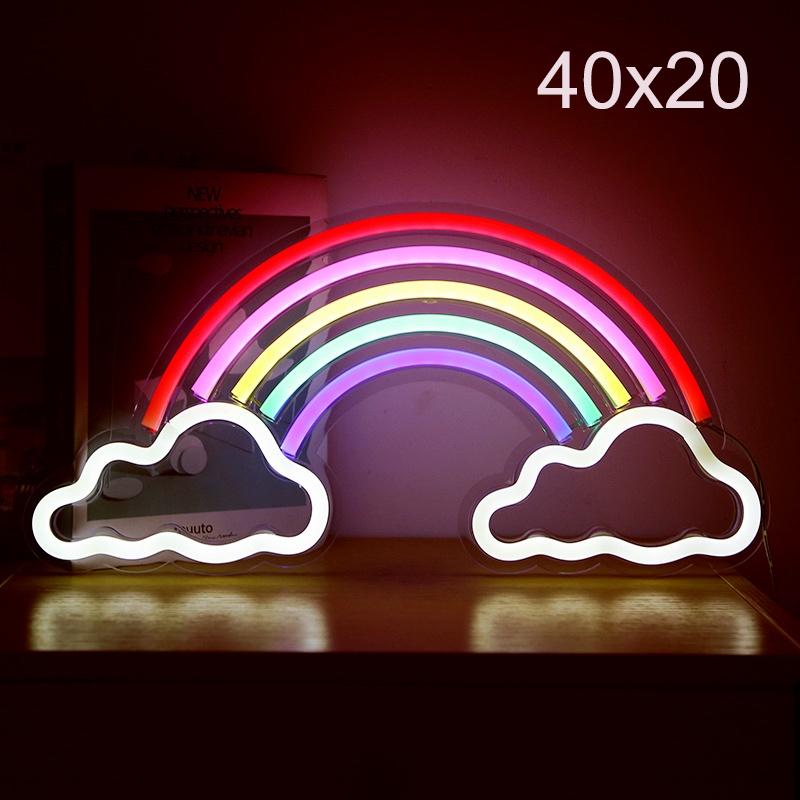 Đèn led NEON ,trang trí phòng ngủ dùng USB nhiều kiểu dáng decor phòng ngủ, đồ trang trí phòng ngủ