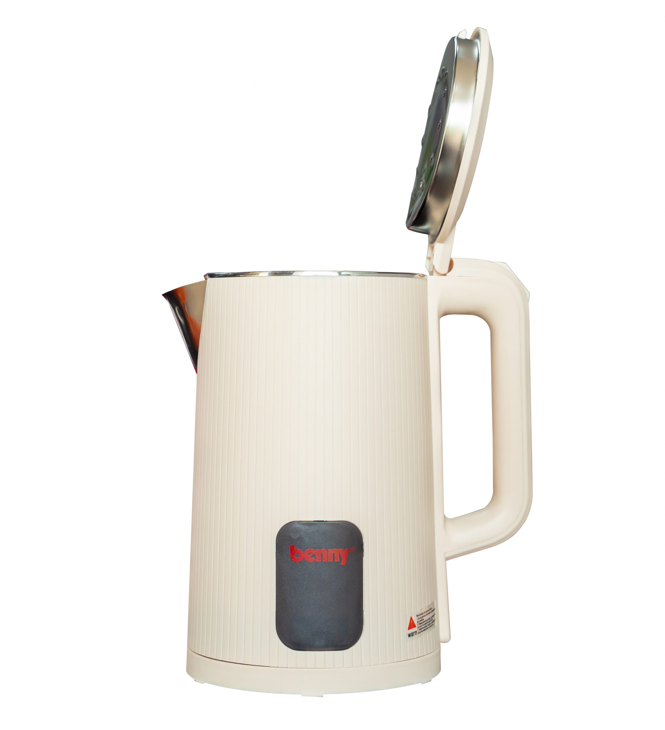 Ấm siêu tốc Benny BJ-20 , Màu Be, 1500W, 1,8L - Hàng chính hãng