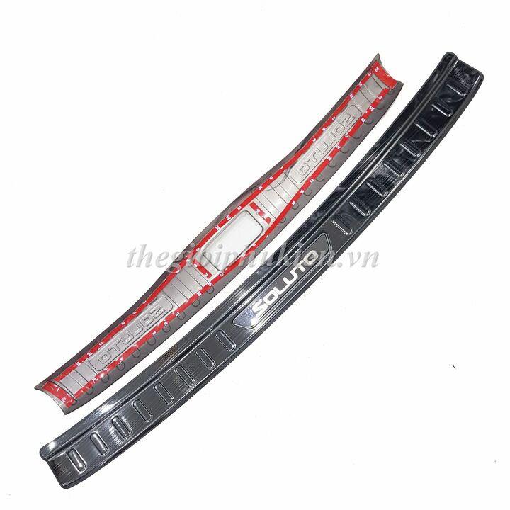 Bộ sản phẩm ỐP BẬC CỐP VÀ BẬC CỬA vân Titan xe Kia Soluto