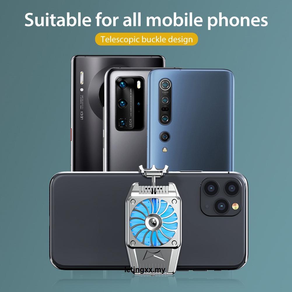 Quạt Tản Nhiệt Usb Có Giá Đỡ Cho Iphone 12 Samsung S21 S20 Plus Xiaomi Huawei