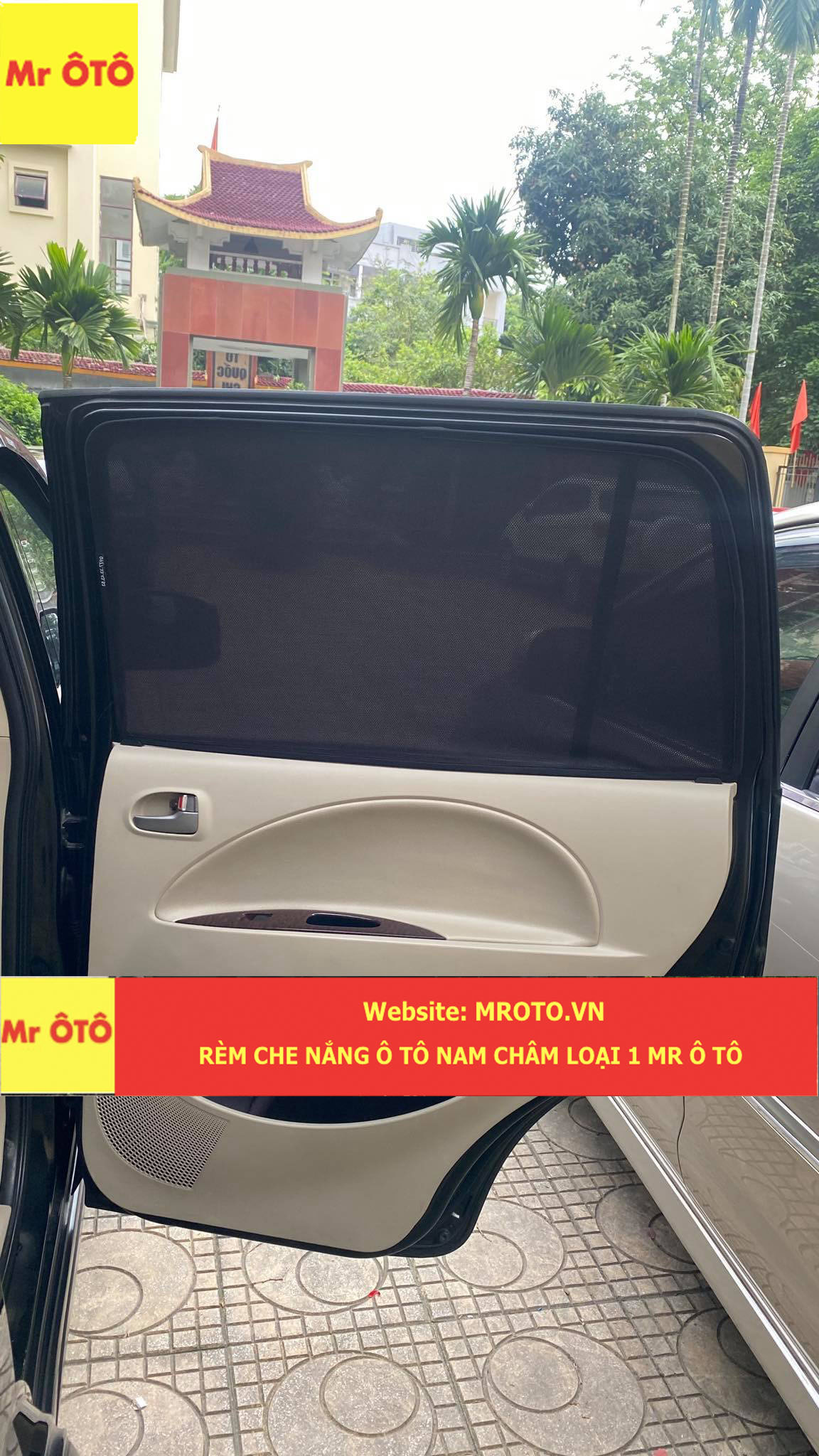 Rèm Che nắng xe Mitsubishi Zinger loại 1 có hút nam châm, Vải dày dặn, chống nắng tuyệt đối