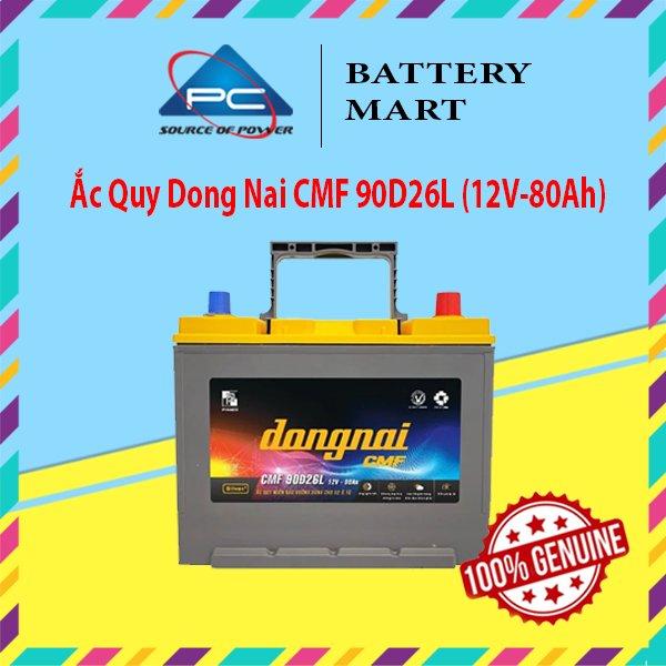 Ắc Quy Dong Nai CMF 90D26L (12V80Ah)