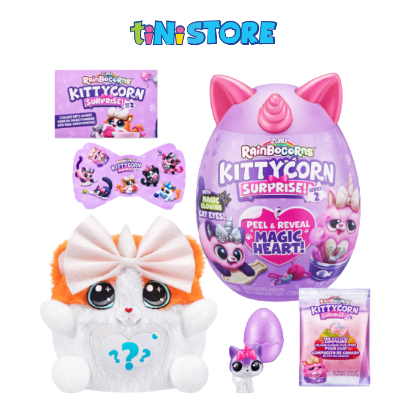 Đồ chơi trứng kỳ lân mèo con Zuru Rainbocorns Kittycorn S2