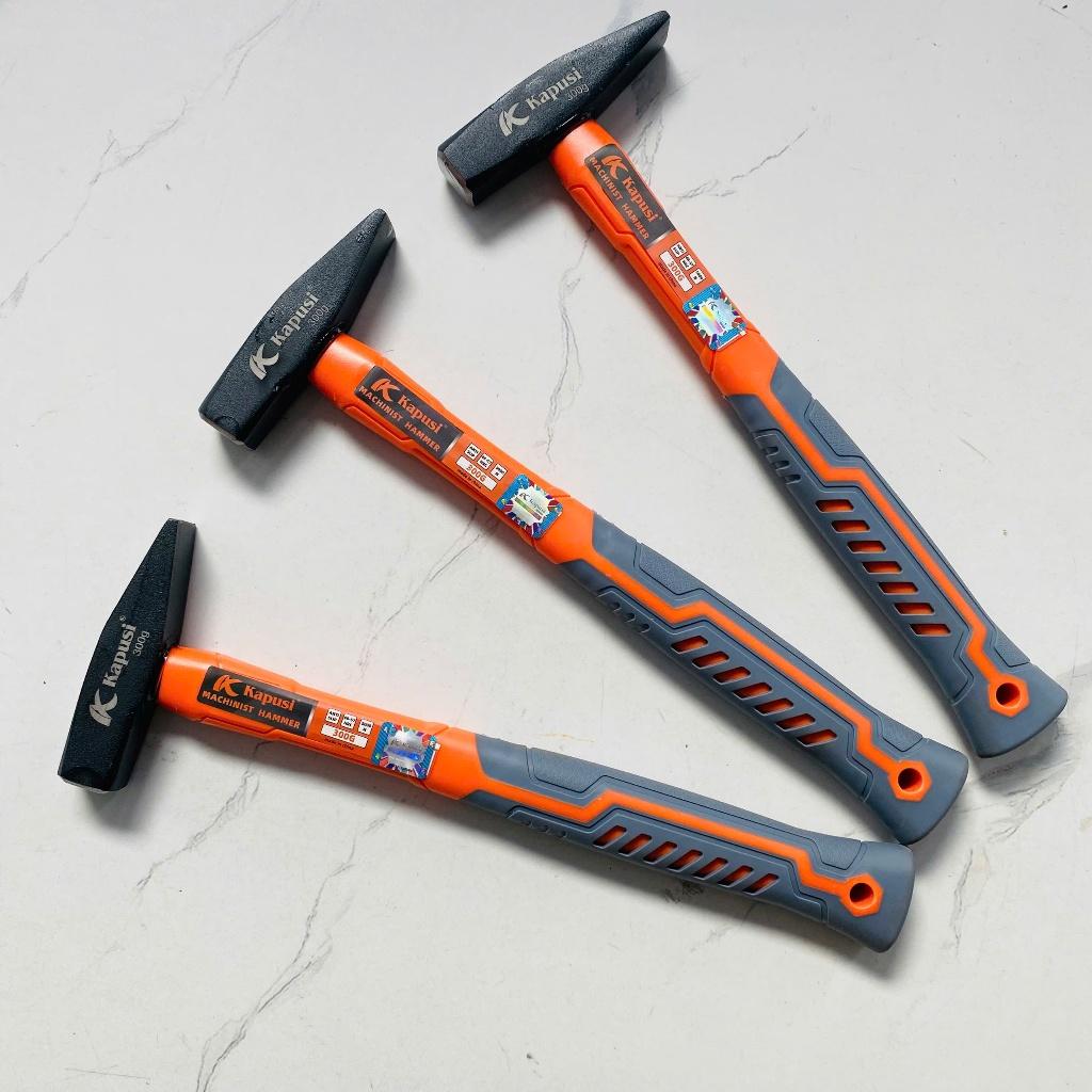 Búa Đóng Đinh Đầu Dẹp (vát) Kapusi k9523 – Cán Nhựa Chống Trượt – Chất Lượng Cao