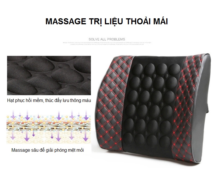 Đệm Tựa Lưng Massage Trên Ô TÔ AZONE