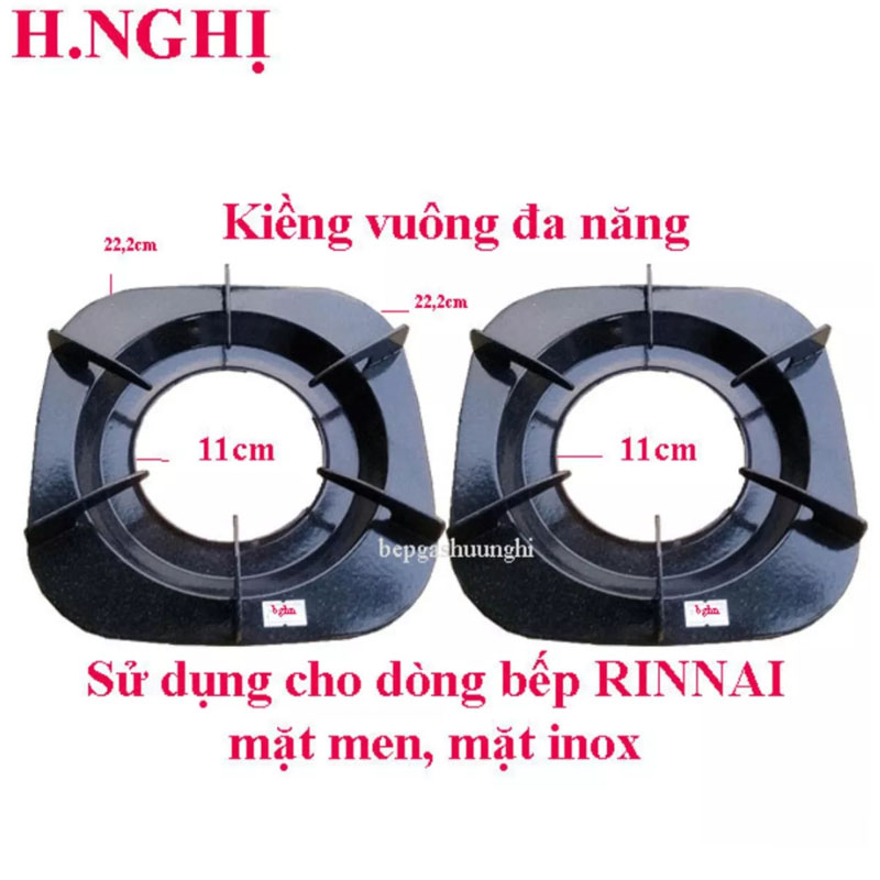 Bộ kiềng bếp gas đa năng Redhome( Sử dụng thay thế cho các dòng bếp rinnai mặt men, mặt inox) - Hàng chính hãng