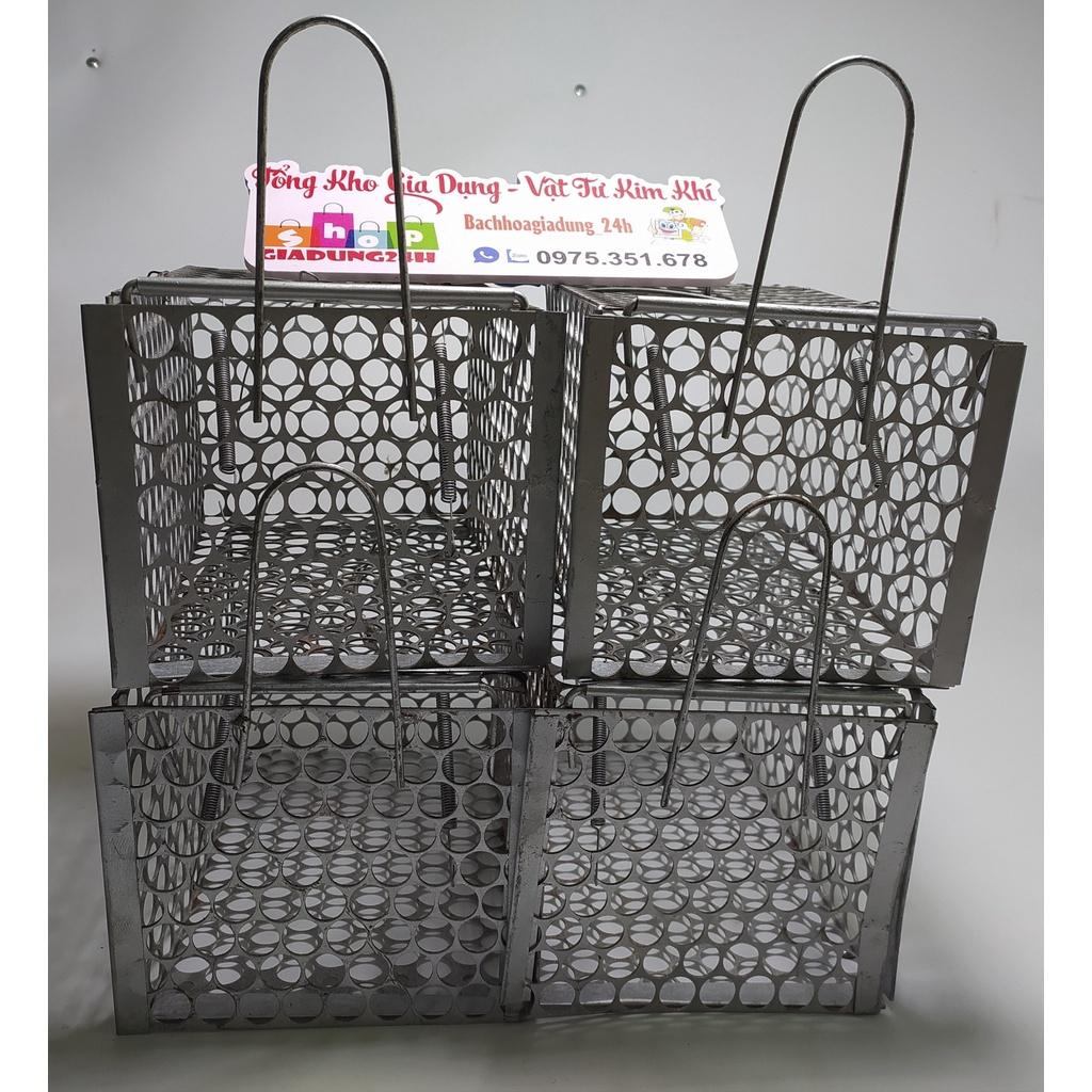 Bẫy chuột lồng sắt cỡ nhỡ 28 x15x15cm -hàng sắt Nam Đinh Có thể tái sử dụng-Giadung24h