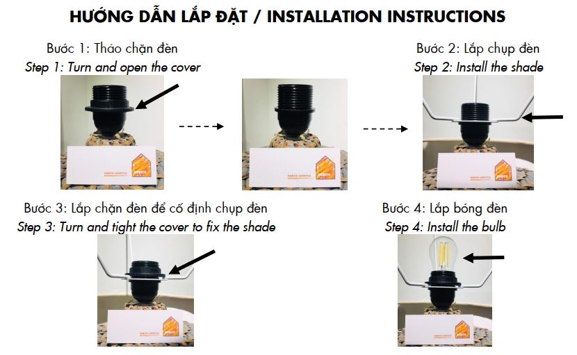 Đèn Bàn Bằng Mây Trang Trí Phòng Ngủ STRING - Đèn Để Bàn Nhập Khẩu Thái Lan - Tặng kèm Bóng Led MPE E27 tiết kiệm điện