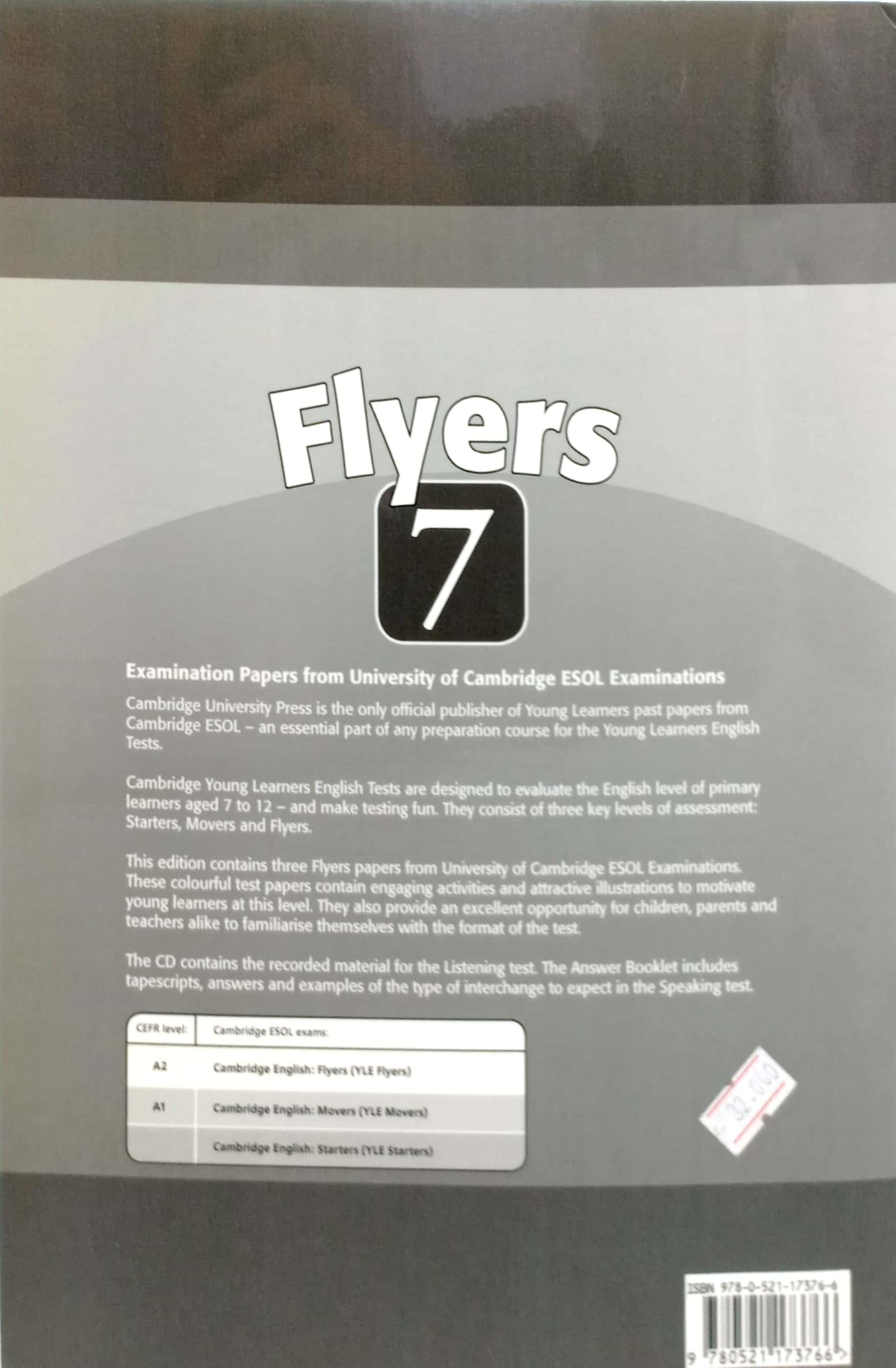 Cambridge Young Learners English Tests 7 Flyers Answer Booklet