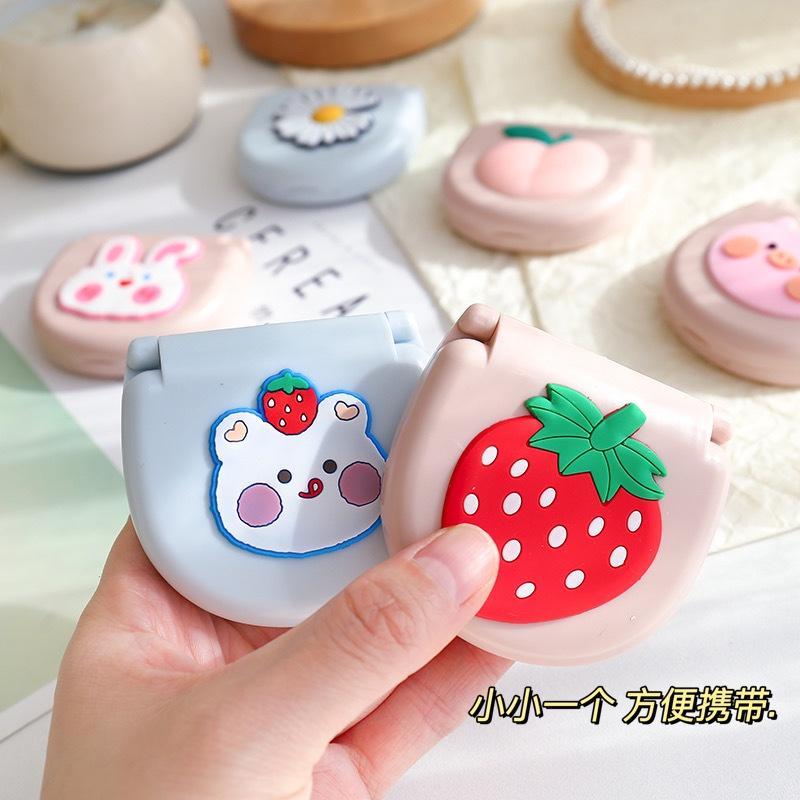 Hộp Kim Chỉ May Vá Mini Nắp Gập Màu Pastel