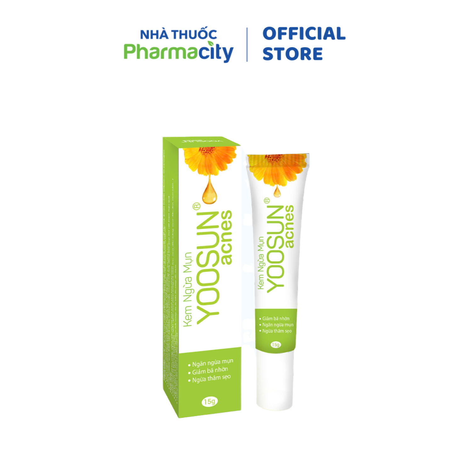 Kem bôi da YOOSUN ACNES Hỗ Trợ Ngừa Mụn (Tuýp 15gr)
