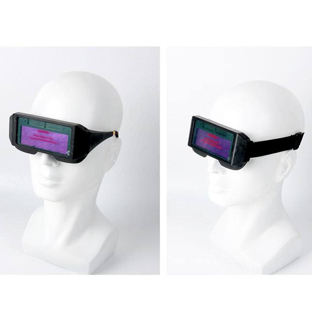 Solar Auto Darkening Welding Goggle, Shaded Safety Glasses Welding Goggles Welder Eyes Protection Glasses