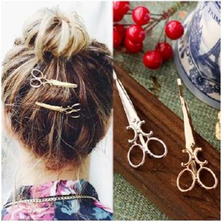 KẸP TÓC HÌNH CÂY KÉO - KẸP TÓC ĐẸP - KẸP TÓC XINH