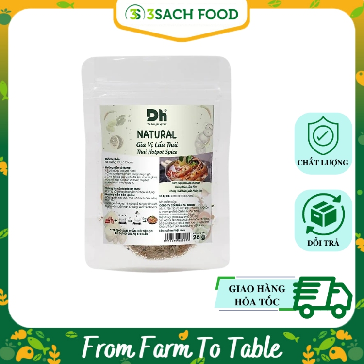 Gia Vị Lẩu Thái Natural DH Foods
