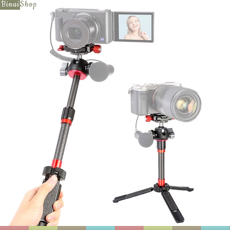 Ulanzi MT-43 - Tripod Mini Cho Máy Ảnh, Điện Thoại, Tải Trọng 2,5 Kg- Hàng chính hãng