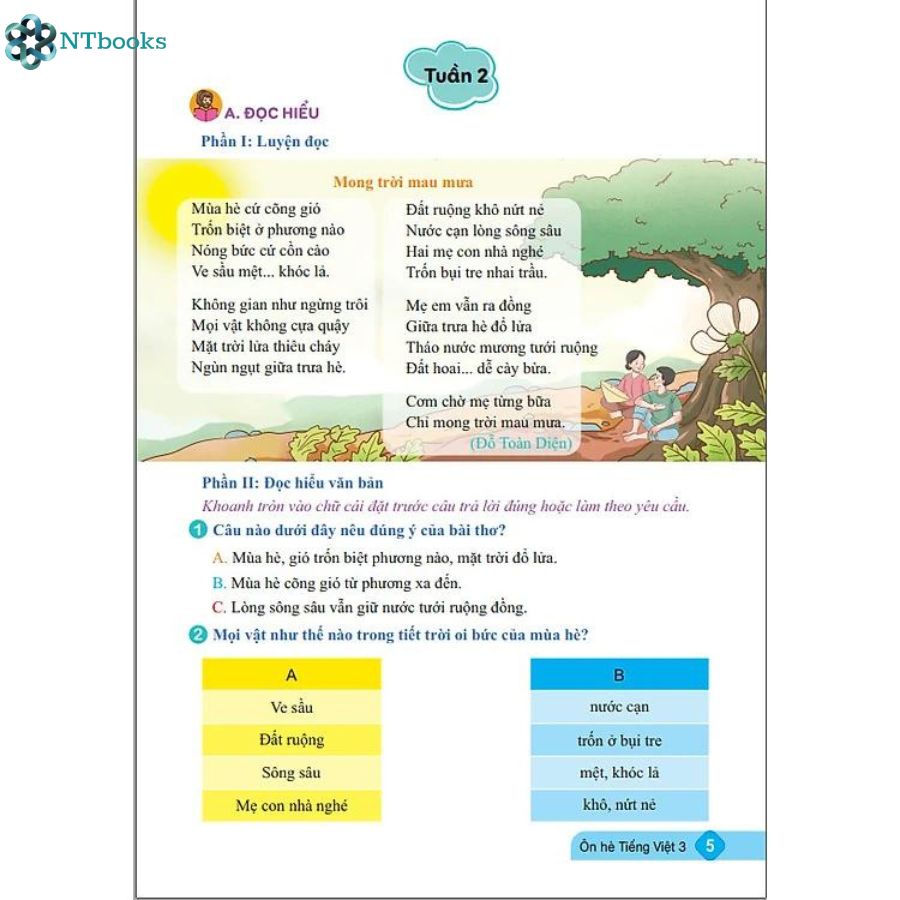 Sách Ôn Hè Tiếng Việt 3 - Kết Nối
