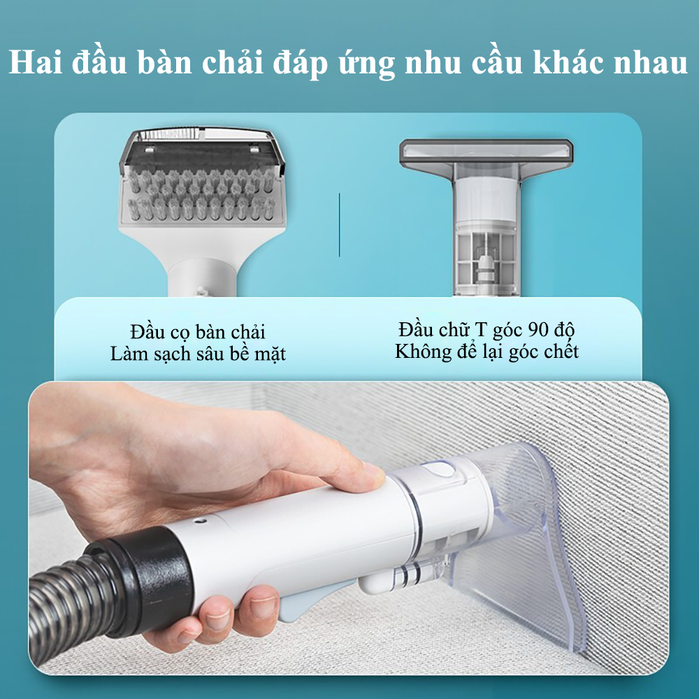 Máy giặt thảm, hút bụi YLW6318 máy vệ sinh đa năng, máy hút bụi gia đình phun hút tích hợp, vệ sinh ghế sofa, đệm, rèm