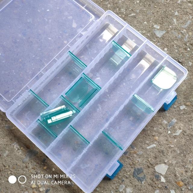 Hộp đựng đồ câu 25x18x 4cm y hình