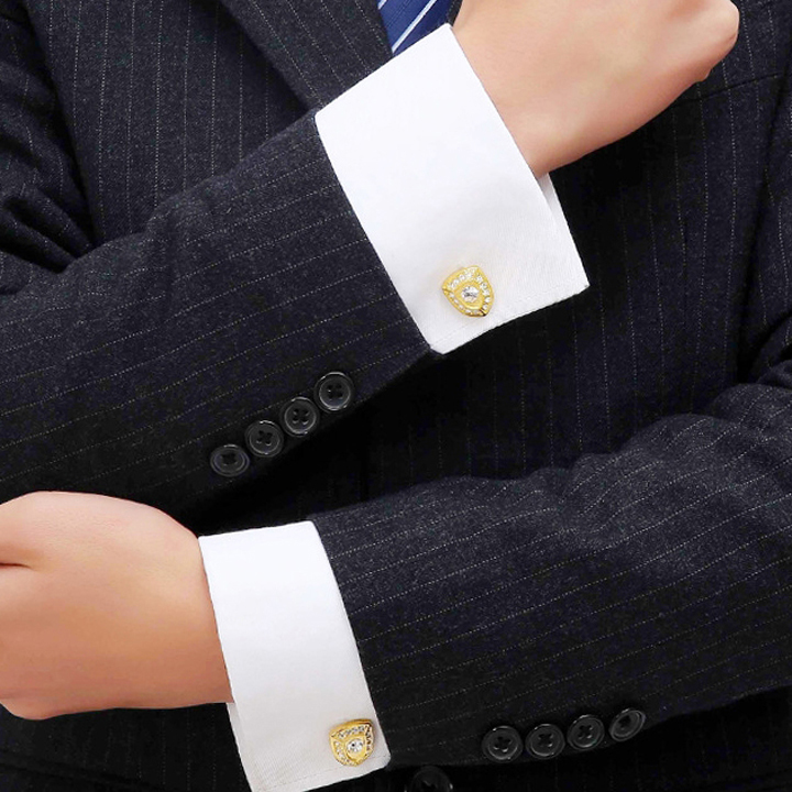 Bộ Khuy Măng Sét - Cufflink Hàng  Cao Cấp QT1359