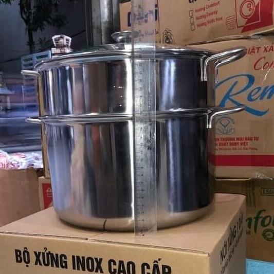 NỒI XỬNG HẤP HQ COOK 28CM NẮP KÍNH CƯỜNG LỰC AN TOÀN