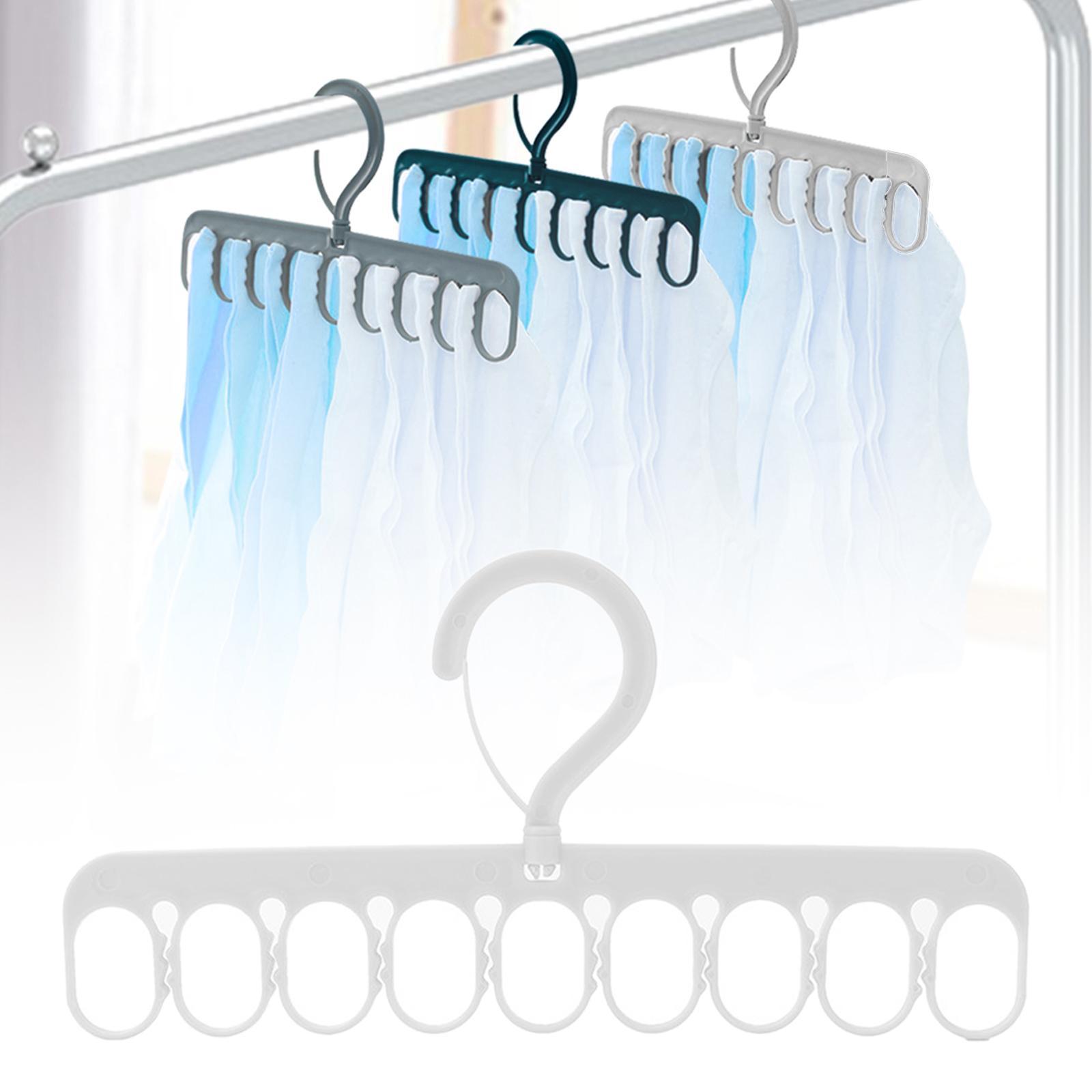 Portable Clothing Hanger Support Hanger Drying Hanger for Pants Socks Scarf