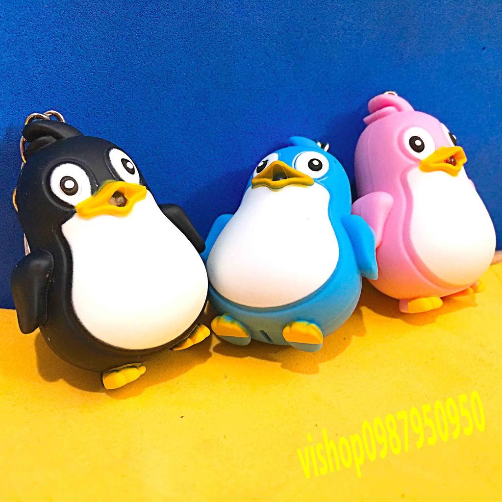 Móc khóa phát sáng chim cánh cụt