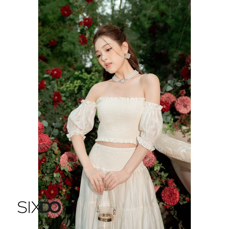 Chân váy to bo chun cạp cao thời trang SIXDO