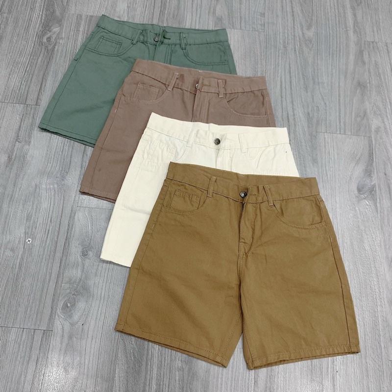 Quần short kaki jeans nam quần short unisex