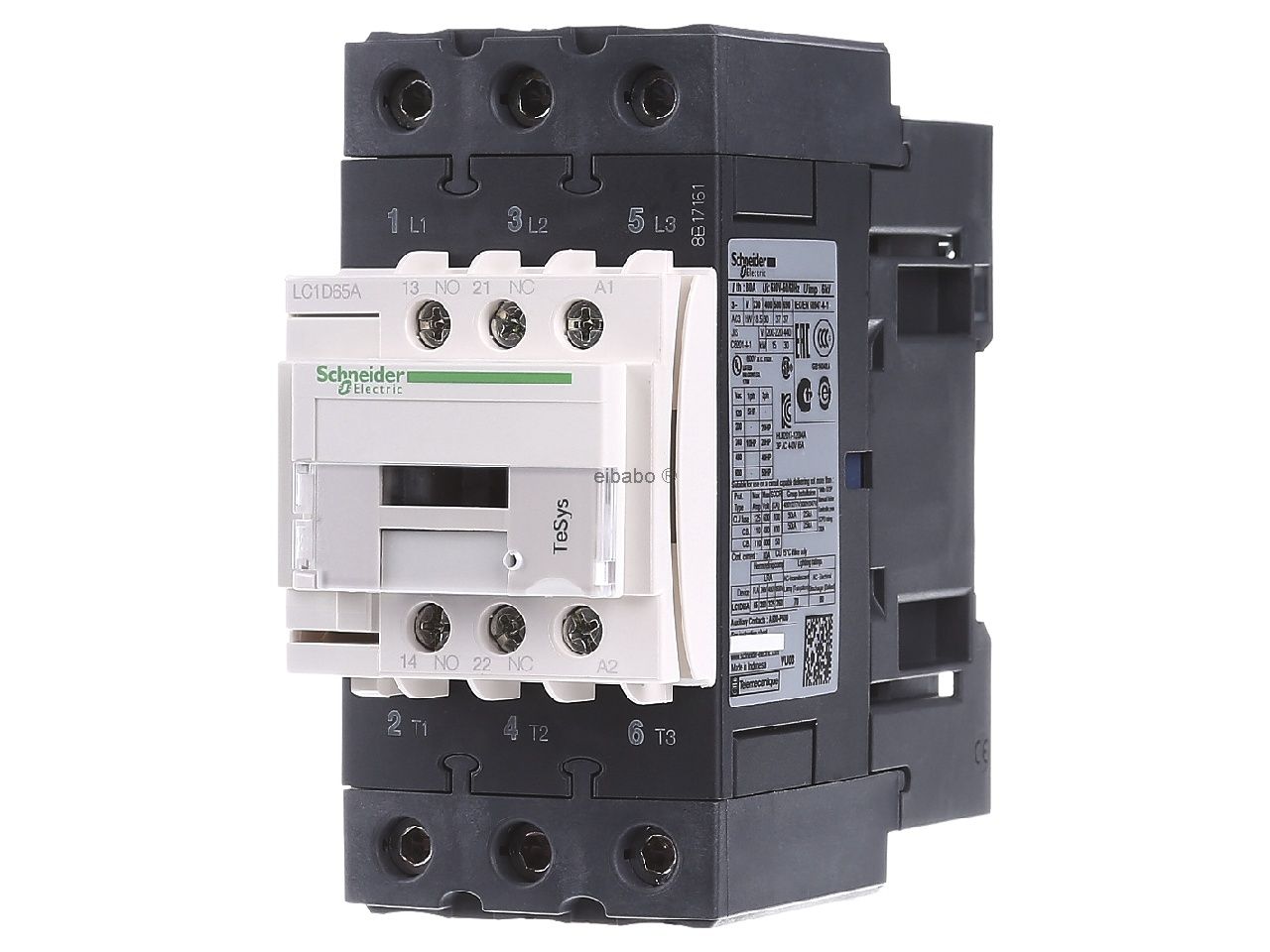 Khởi động từ Contactor Schneider LC1D65AE7 65A 30kW Coil 48V | Chính hãng |