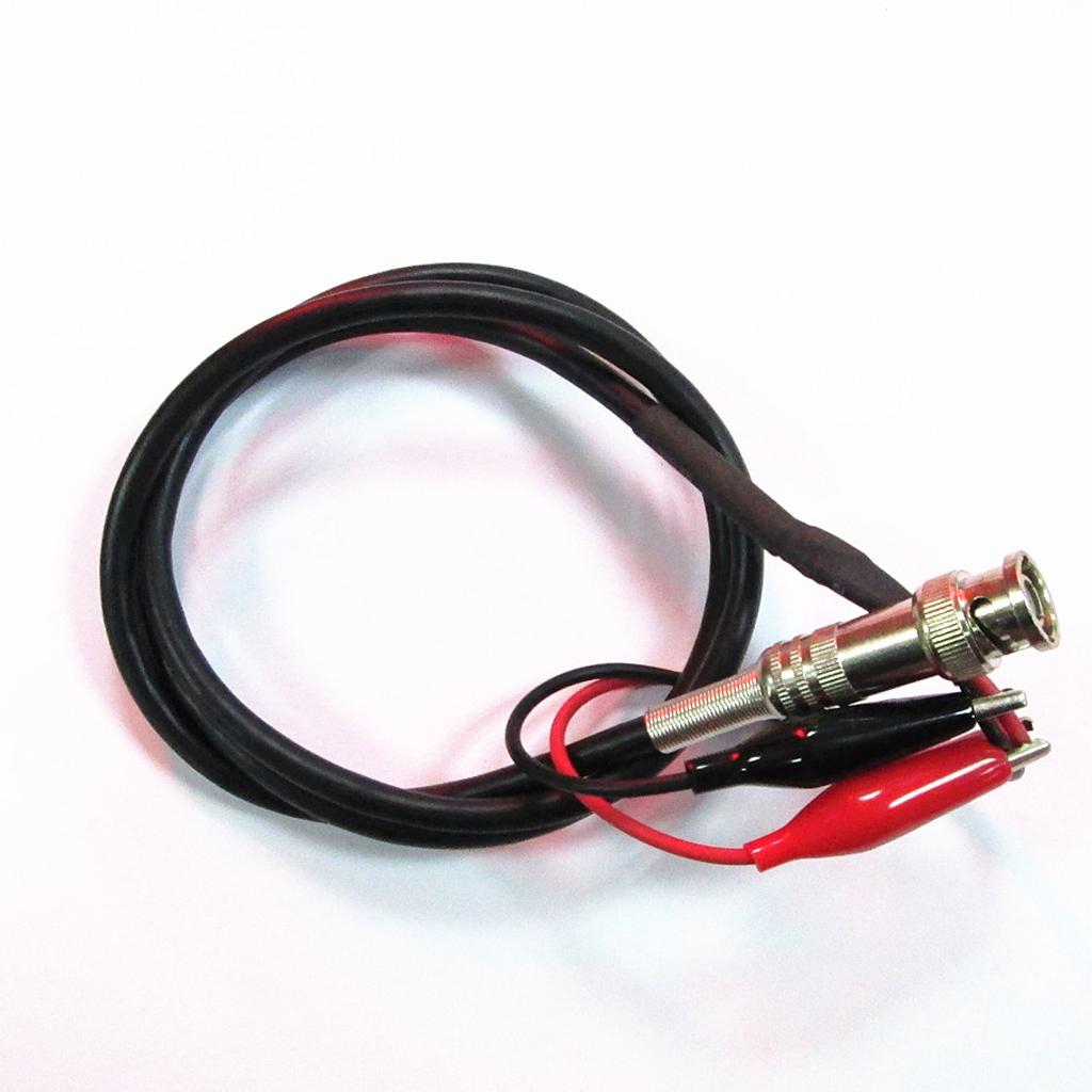 Heavy Duty Auto Test Lead 1m BNC to Banana Adapter Cable 2 Alligator Clips