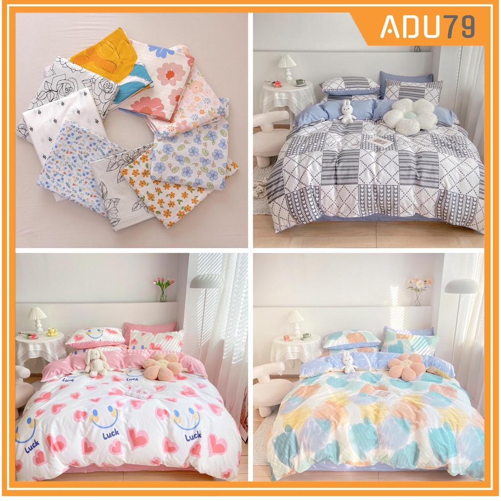 Bộ Chăn Ga Gối Full Set Cotton Korea Bedding CÓ CHĂN BÔNG Mềm Mại Đủ Kích thước Hàng Nhập