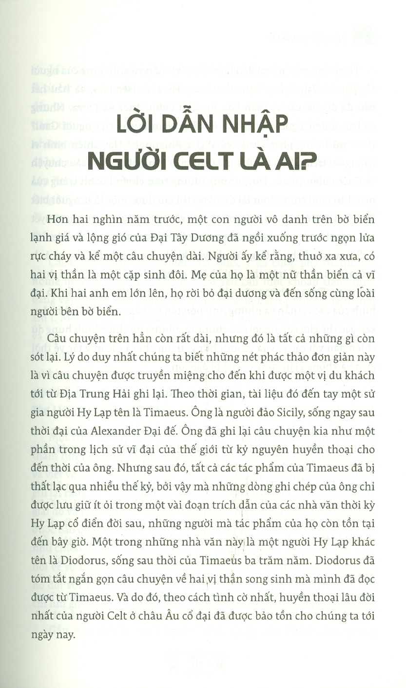 Thần Thoại Celt - Philip Freeman - Thế Giới Thần Thoại dịch - (bìa mềm)