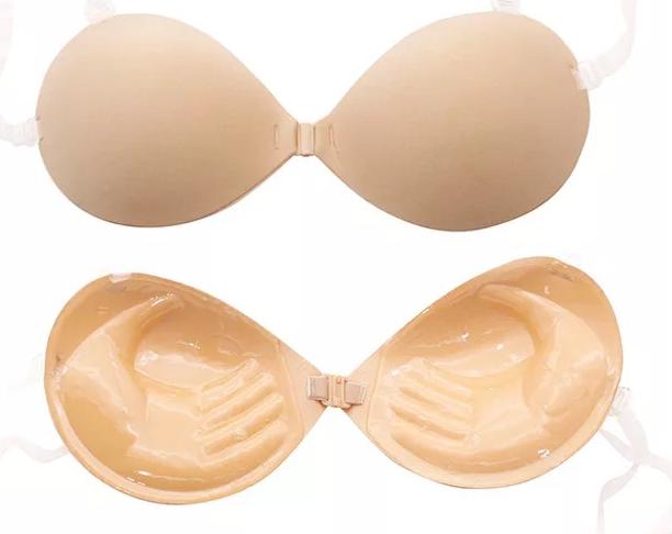 Miếng dán bàn tay nâng ngực dày 4cm cài trước có dây trong