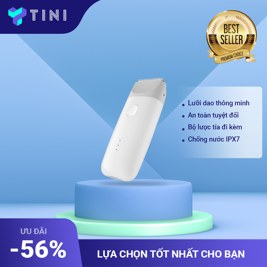 Tông Đơ Cắt Tóc Cho Trẻ Em Thiết Kế Nhỏ Gọn, Động Cơ Êm Ái, An Toàn
