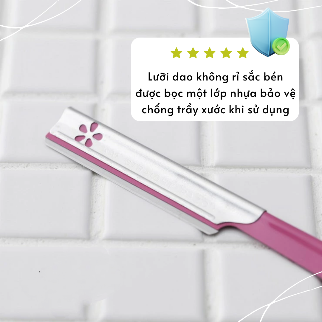 Dao Cạo Lông Mày Kai 7439 Beauty -M (Combo Dao Cạo Và Set Mini)