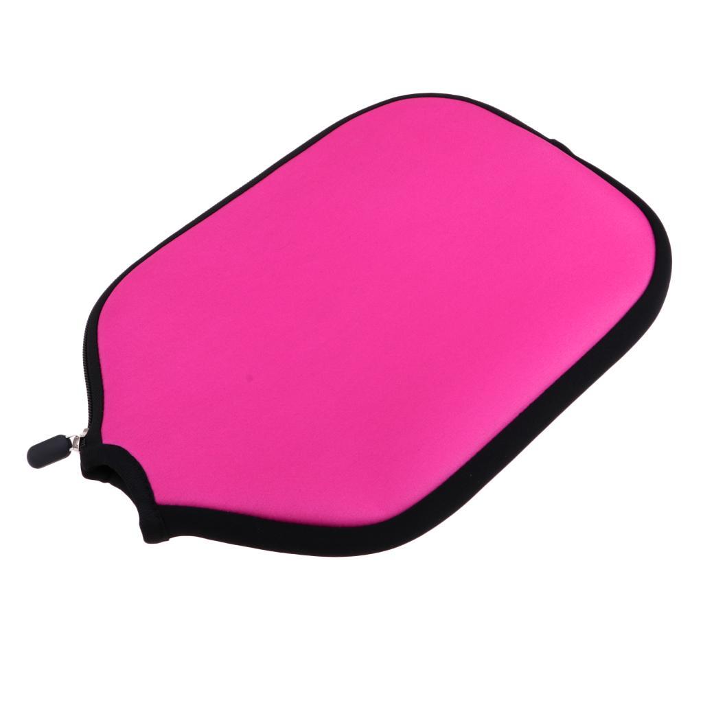 2x Premium Neoprene Pickleball Paddle Cover Zipper Sleeve Protective Case