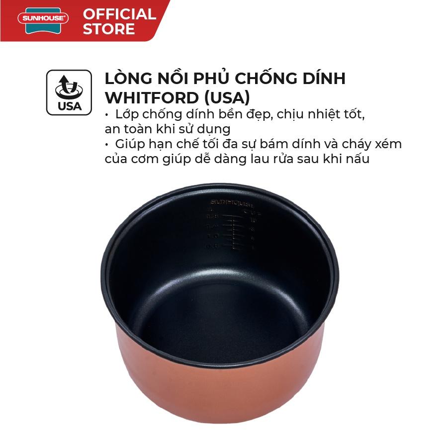 [Hàng chính hãng] Nồi cơm điện SUNHOUSE 1.8L SHD8602