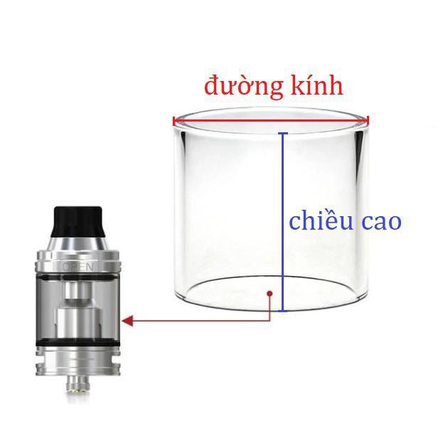 ️Pyrex Glass️ Ống Kính THẲNG Thay Thế Các Loại + Tặng kèm 1 Vòng Chống Sốc