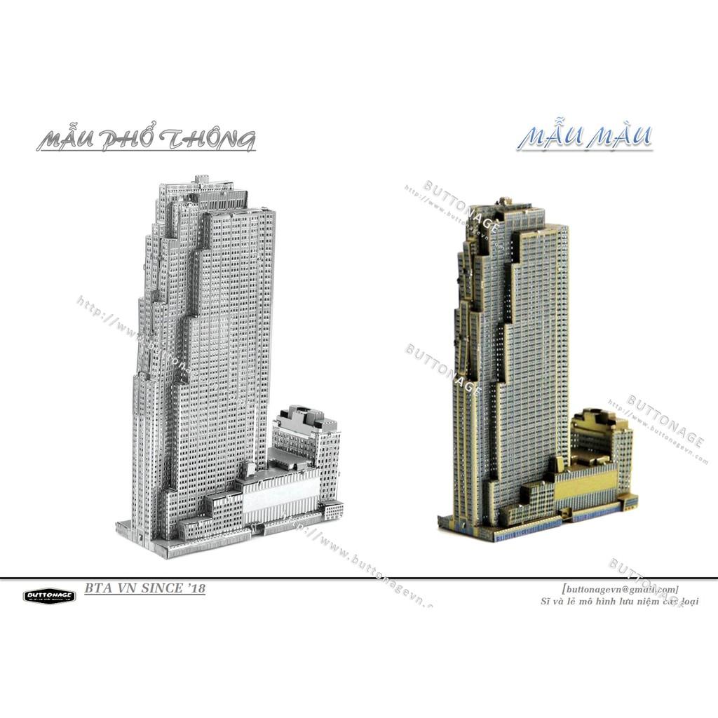 Mô Hình Lắp Ráp 3d Tòa Nhà Trung tâm thương mại Rockefeller 30