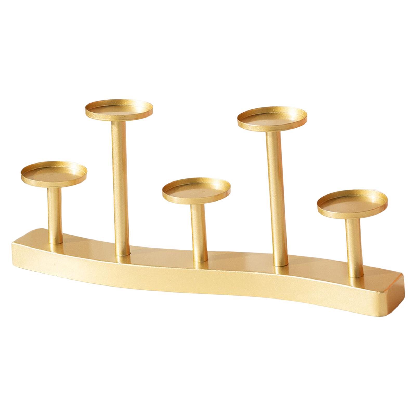 Candle Holder Ornament Candelabra Candlestick Centerpiece Gift Tea Light Holder for Banquet Wedding Table Pillar Stand Dining Table